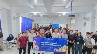 HIMA Manajemen STIE Gentiaras Gandeng Bank Woori Saudara, Mahasiswa Dibekali Literasi Keuangan dan Tips Karier..