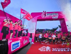 SMARTFREN Perkuat Sinyal di Lampung, Ribuan Peserta Ramaikan Fun Run 2026