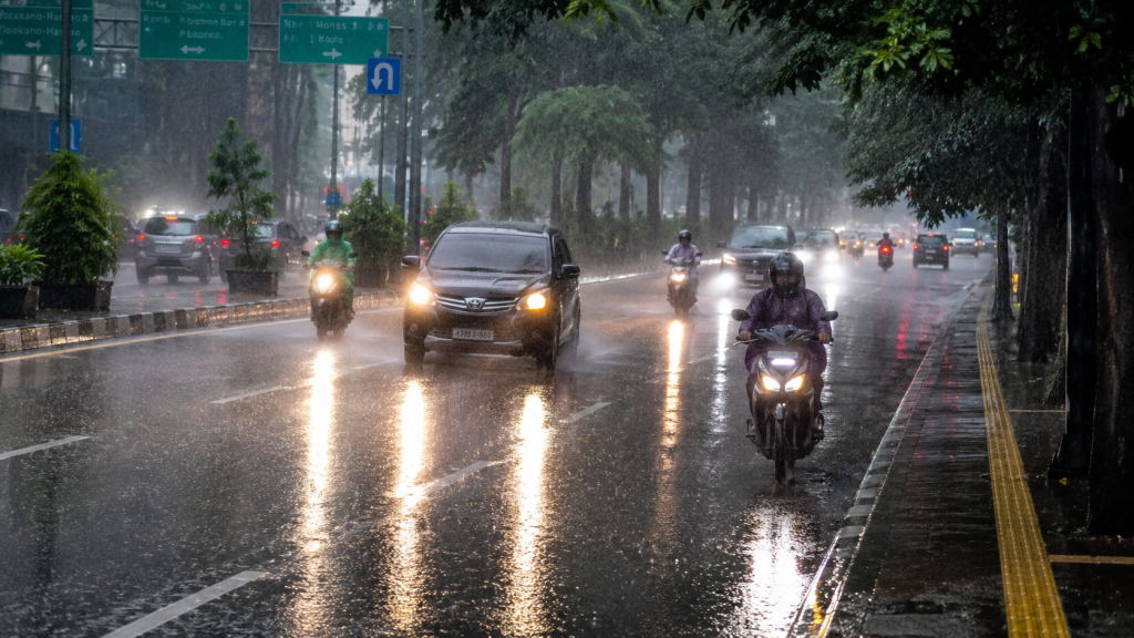 BMKG memprakirakan sebagian besar wilayah Lampung berpotensi diguyur hujan disertai petir dan angin kencang pada Rabu, 20 Mei 2026.