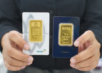 Harga emas Antam 13 Juni 2026 berada di kisaran Rp2,709 juta per gram. Sementara emas UBS mencapai Rp2,721 juta per gram dengan buyback Antam Rp2,45 juta.