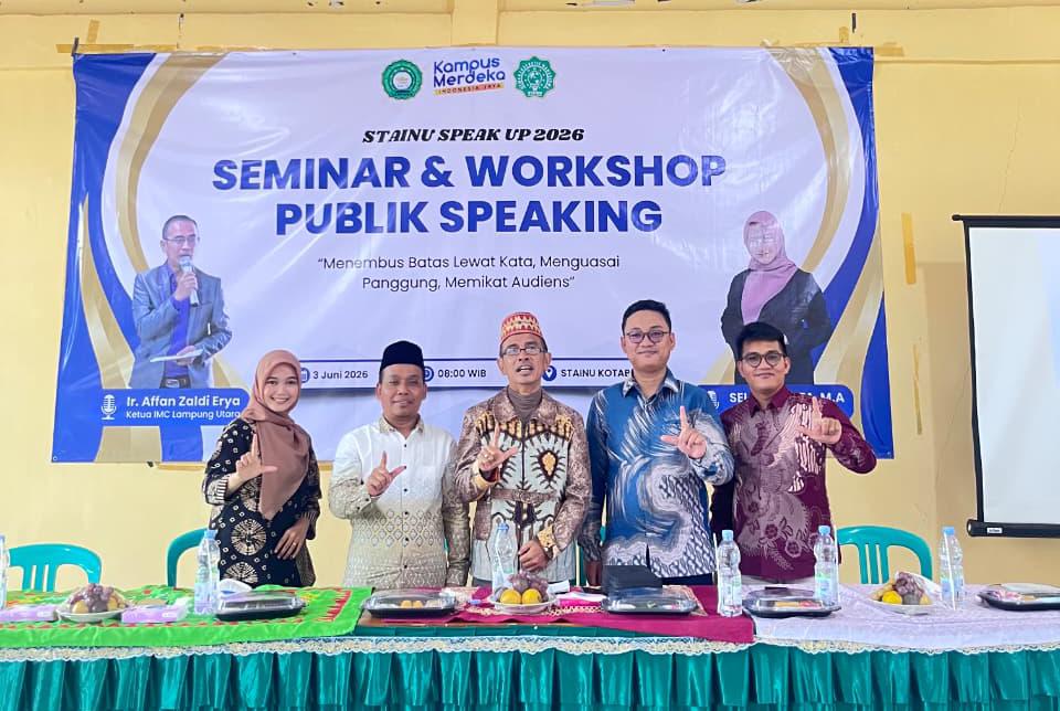 Mahasiswa STAI NU Kotabumi Dapat Bekal Public Speaking dari Praktisi MC Senior Lampung