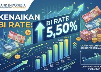 BI RATE NAIK 25 BASIS POIN MENJADI 5,50% BERDAMPAK TERHADAP KREDIT PERBANKAN