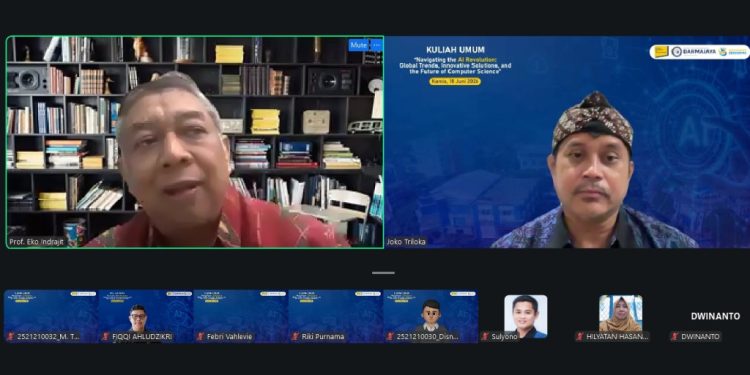 Hadapi Revolusi AI, Prof. Eko Indrajit Ajak Mahasiswa FILKOM Darmajaya Bangun Kecerdasan Buatan yang Bertanggung Jawab