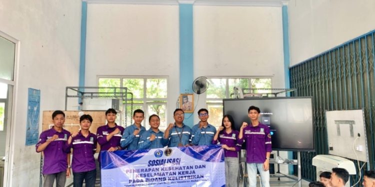 Polinela Gelar Sosialisasi K3 Kelistrikan di SMKN 9 Bandar Lampung