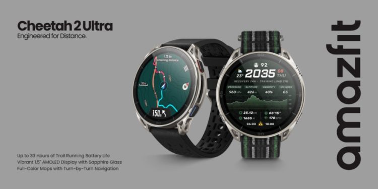 Amazfit Luncurkan Cheetah 2 Series di Indonesia, Smartwatch Premium untuk Pelari dan Atlet Endurance