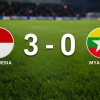 Indonesia Sikat Myanmar, Garuda Muda Tempel Vietnam di Klasemen Grup A
