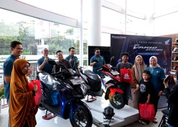 Evolusi Penguasa Pasar, TDM Kenalkan Skutik Terlaris New Honda Vario Evo 160 di Lampung