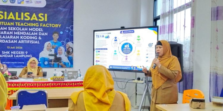 Pendampingan Enam Bulan, SMKN 9 Bandar Lampung Siapkan Implementasi Teaching Factory Berstandar Industri
