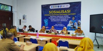 SMKN 9 Bandar Lampung Mulai Pendampingan Sekolah Model Teaching Factory, Perkuat Pembelajaran Berbasis Industri