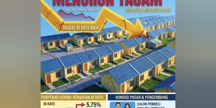 Perbankan Sulit Mendapat Aplikasi KPR Baru Non Subsidi Perumahan Menengah-Bawah