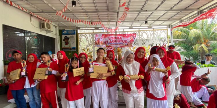 50 Anak Down Syndrome Rayakan HUT RI ke-81 Bersama LKS APIK Mandiri