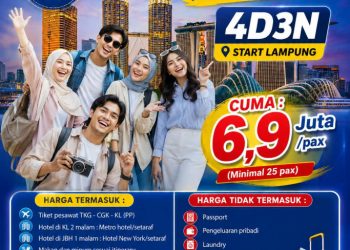 Safar Group Buka Open Trip Malaysia-Singapura November 2026, Berangkat dari Lampung Mulai Rp6,9 Juta