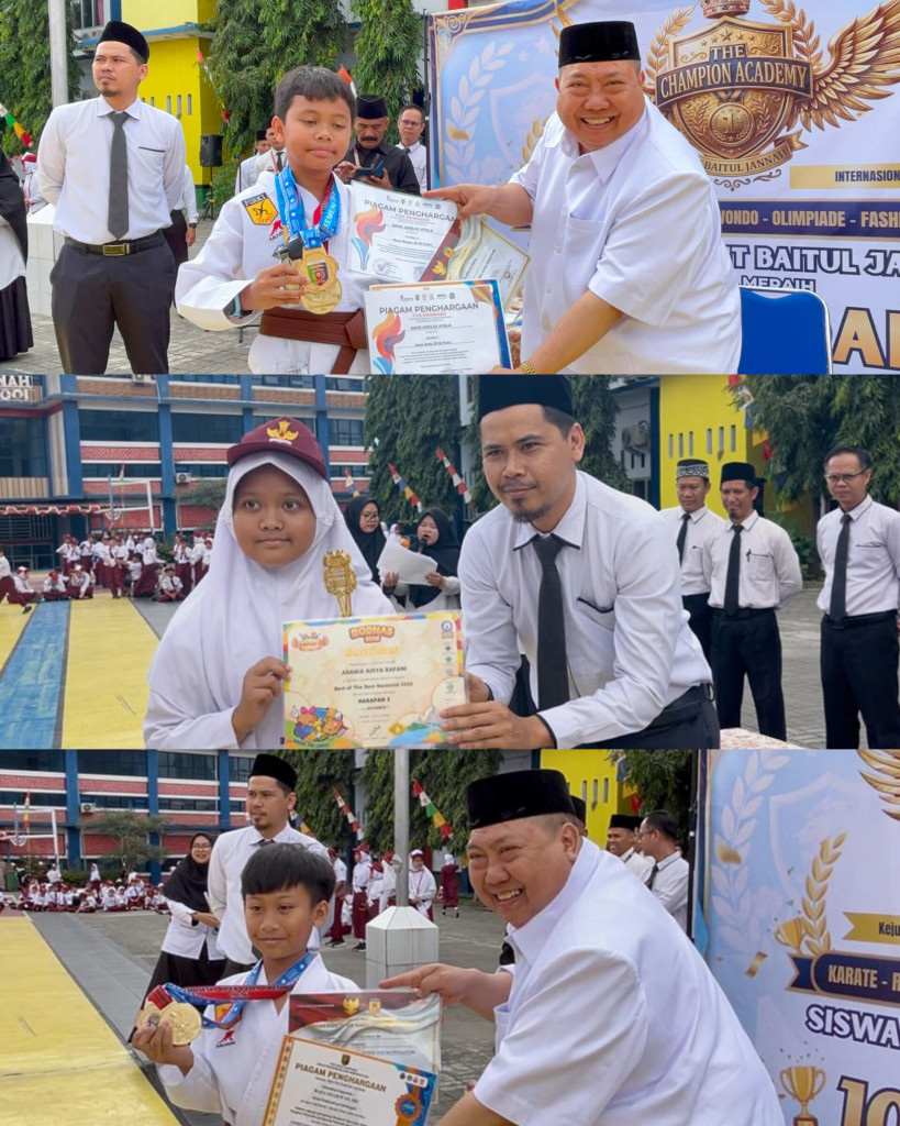 Berbekal raihan 124 piala, SDIT Baitul Jannah terus membangun budaya berprestasi dan menyiapkan generasi juara melalui pembinaan yang berkelanjutan.
