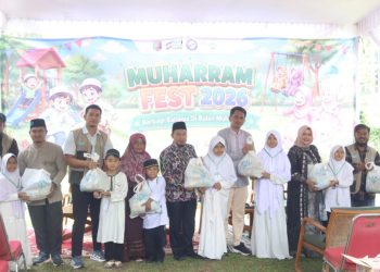 Muharram Fest 2026 menghadirkan rekreasi edukatif, bantuan sembako, dan belanja bersama bagi anak yatim dan dhuafa di Lampung.