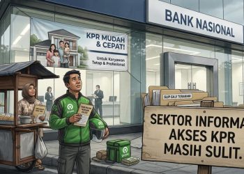 87,74 Juta Pekerja Sektor Informal Mayoritas MBR Yang Masih Sulit Memperoleh KPR Bersubsidi