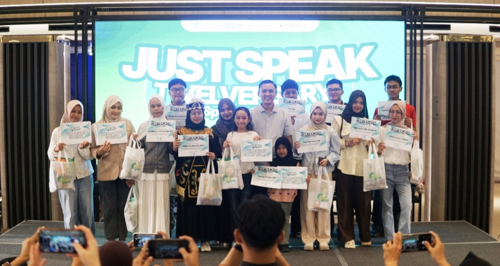 Just Speak Indonesia menghadirkan rangkaian kegiatan edukatif melalui Just Speak Twelversary Special Stage dan Story Time untuk mengembangkan kemampuan bahasa Inggris serta kepercayaan diri peserta didik.