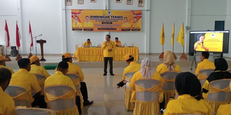 Golkar Tulang Bawang Barat Gelar Bimtek, Siapkan Kader Hadapi Pemilu 2029